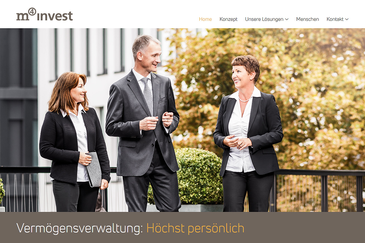 Stockhorn Webprojekt: m4invest GmbH